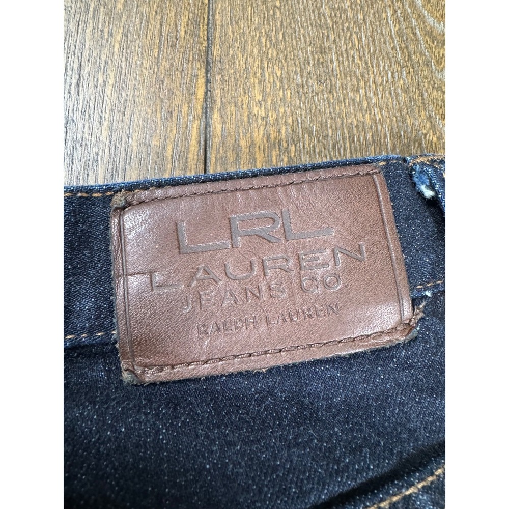 Lauren Ralph Lauren LRL Denim Pencil Skirt Women's Size 14 Dark Wash Jean Skirt - Picture 6 of 7